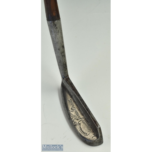 615 - James Braid Signature The Orion flanged blade putter stamped Harrods London and reg no. to the sole ... 