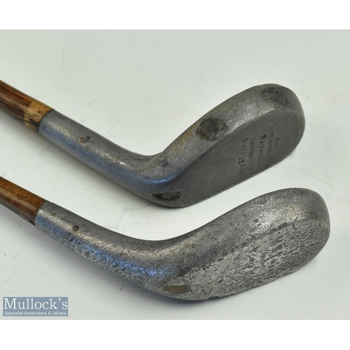 644 - 2x Mills alloy clubs - The Mills MS1 Alloy lofted baffie wood showing considerable bag wear and very... 