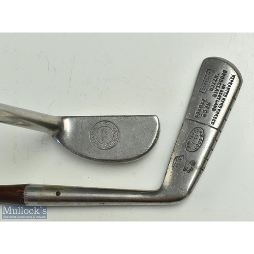 645 - 2x interesting putters - H Scott Elie Patent 