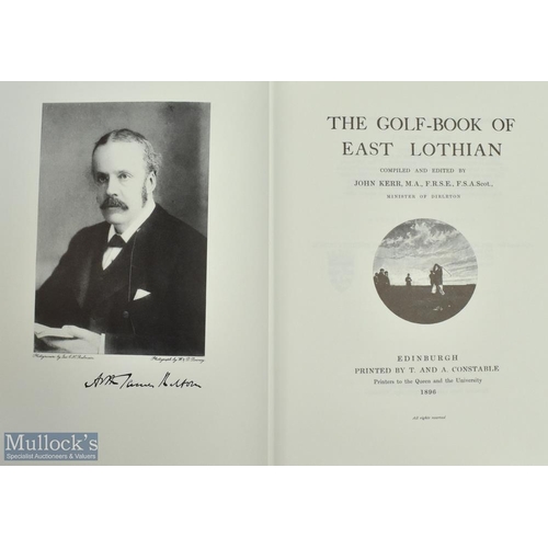 690 - The Golf Book of East Lothian Kerr, John Published by Spa Books Ltd., Great Britain, 1987 Hardcover,... 