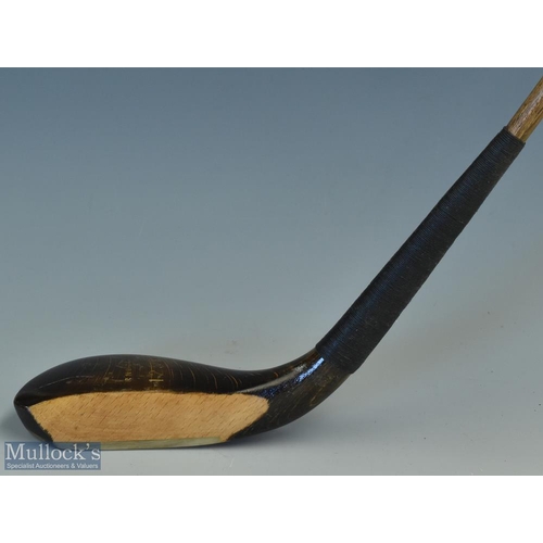 7 - Royal North Devon Golf Club 125th Anniversary Replica of an early longnose beech wood baffie in the ... 