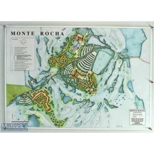 747 - Monte Rocha Portugal Golf Course Architectural Presentation plans by Mungo Park Associates depicts M... 