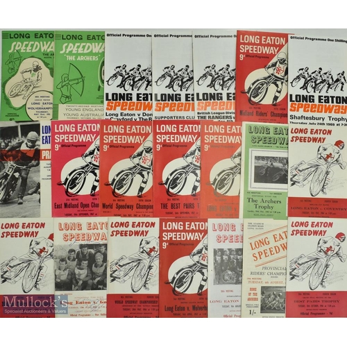 853 - 1951-1978 Long Eaton Speedway programmes, a good selection of league, cup and international meets, w... 