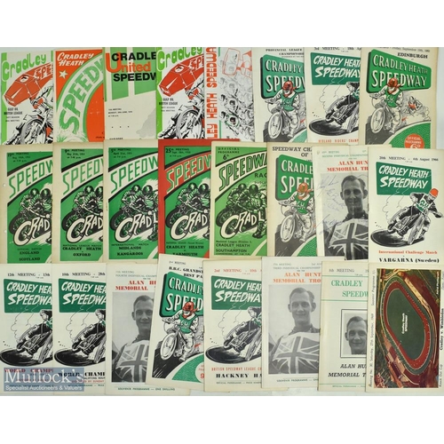 859 - 1949-1977 Cradley Heath Speedway programmes, a good selection of Cup, league, international and memo... 