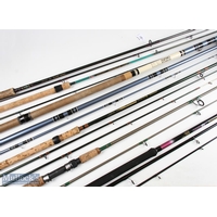 Avanti Carp-On 11m fishing pole plus a Pantera Power Cruncher 9.5m 3000  series and selection of spar
