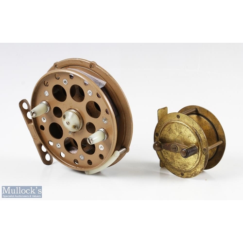 Grice and young Ltd Christchurch Golden Eagle trotting reel 4 1/4 inch spool twin screw latch twin h