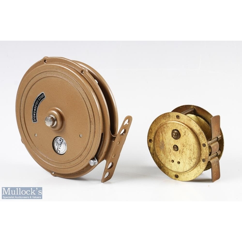Grice and young Ltd Christchurch Golden Eagle trotting reel 4 1/4 inch spool twin screw latch twin h