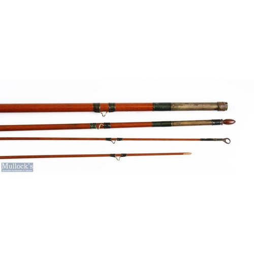 Lot - A Hardy Greenheart fly fishing rod