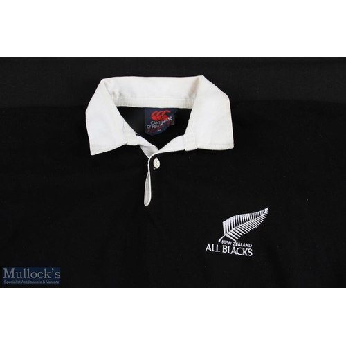 380 - 1988 Match-prepared Frano Botica NZ No.19 Rugby Jersey: Lovely crisp Canterbury-made 42