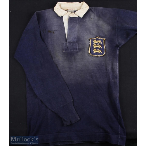 381 - Very rare 1930 British Lions Tour of Australia Jersey: Harold C Sherwood Jones, England & the Britis... 