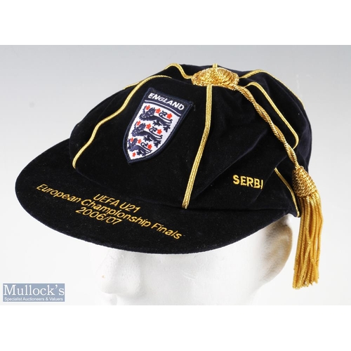 402 - 2006-07 Leroy Lita England Under 21 European Championship Final International Cap and Medal, with si... 