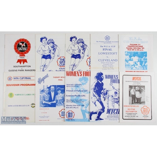 474 - 1977-2016 Women's FA Football Cup Final programmes, a good selection of programmes with a ticket and... 