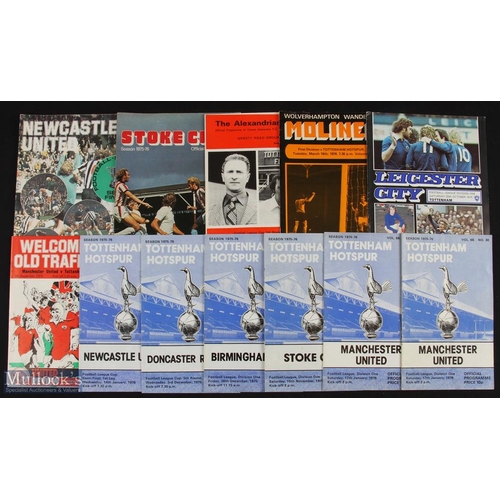 689 - Tottenham Hotspur programme collection to include 1970/71 league homes Leeds Utd, Liverpool, Blackpo... 