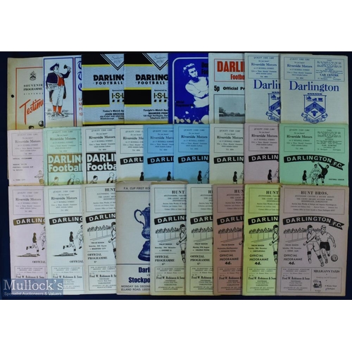 715 - Darlington home match programme selection to include 1957/58 Chesterfield (ph), Chelsea (FAC replay)... 