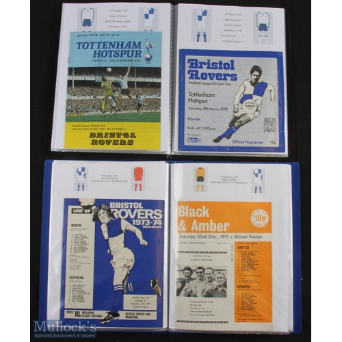 1291 - Bristol Rovers Football Programme collection to include 1950/51 Bournemouth, Colchester Utd, Walsall... 