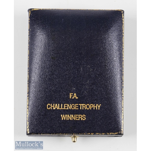 1294 - 1999/00 FA Challenge Trophy Winners Silver gilt Medal hallmarked F&S, with 1999/2000 engraved at edg... 