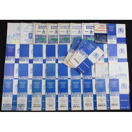 474a - 1954-1971 Blackburn Rovers Football programmes with noted programmes of Blackburn v Bristol Rovers 1... 