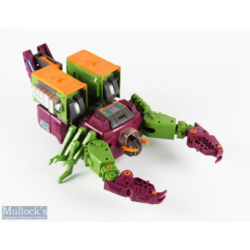 105 - 1986 Transformers G1 Decepticon Headmaster Scorponok Hasbro Toy, in the original inner packing, with... 