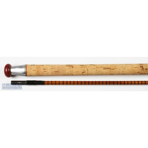 12 - Terry Neale Sevenoaks Kent-Avon split cane rod - 10ft 2pc with amber agate lined butt and tip guides... 