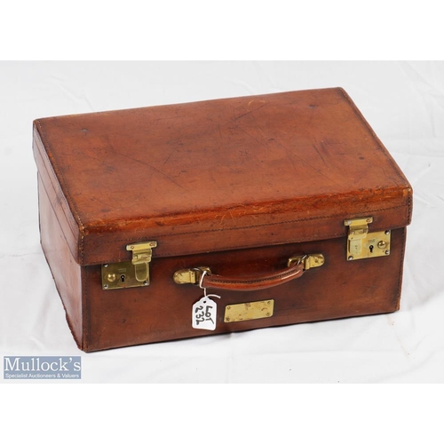 232 - Stockland and Bennett & Co of Brompton Road, London Travel Leather Case, plus a leather gents travel... 