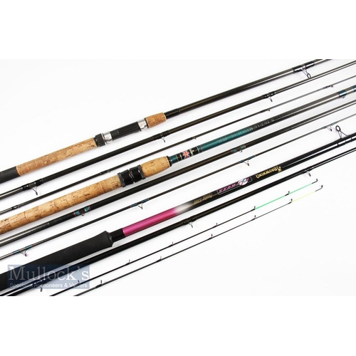 34 - Rods (3) - Daiwa Jaguar Match DL 13ft 3 Piece Rod with MCB, Browning Feeder 3300 11ft 3 piece rod pl... 