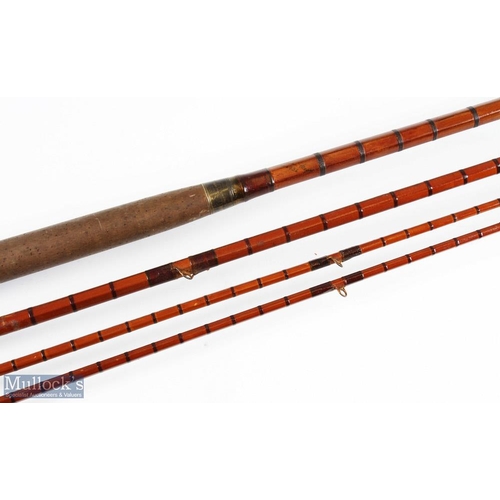 37 - Hardy Palakona Salmon Fly Rod, serial No A65748 (1912), 15' approx. 3pc plus spare tip, 29