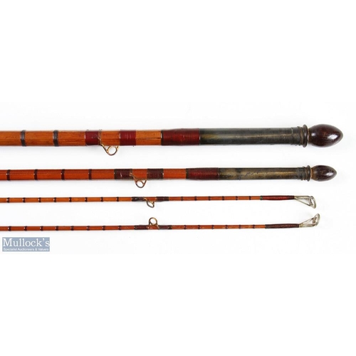 37 - Hardy Palakona Salmon Fly Rod, serial No A65748 (1912), 15' approx. 3pc plus spare tip, 29