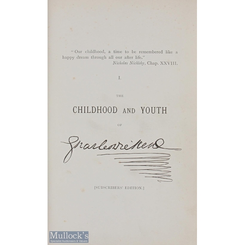 423 - Autograph - Dickens - Robert Langton, The Childhood and Youth of Charles Dickens, First Edition 1883... 