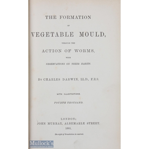 430 - 1881 1st edition The Formation of Vegetable Mould Through the Action of Worms by Charles Darwin, fou... 