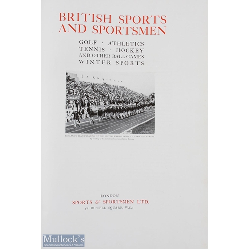 442 - British Sports and Sportsmen: Golf, Athletics, Tennis, Hockey and other Ball Games. Winter Sports Th... 