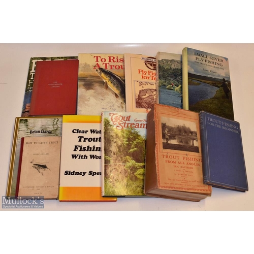 93 - Selection of Trout related Fishing Books titles include How to Catch Trout, Lonsdale Library Trout F... 