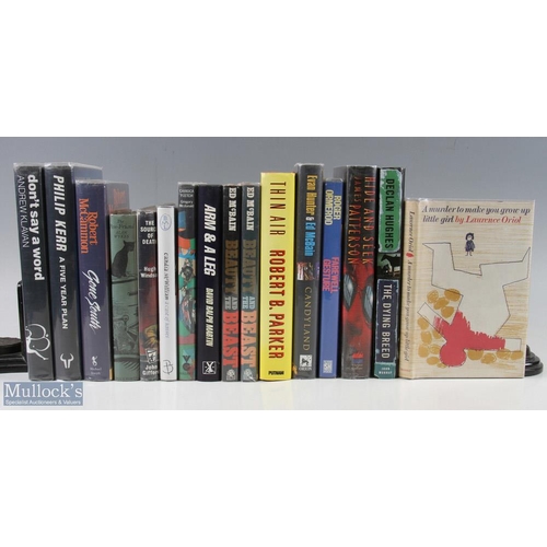 428 - Crime Thrillers - 2x boxes, mostly first editions, authors include: Ed McBain, Robert B Parker, Robe... 