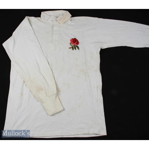 1 - 1981 Match worn England Rugby Jersey: Understood by the major collector vendor to be from 1981, Stev... 