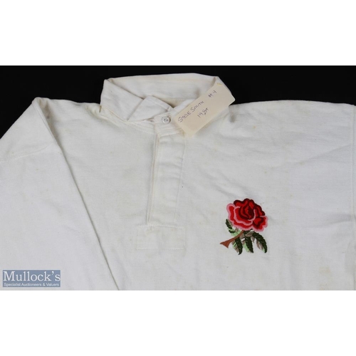 1 - 1981 Match worn England Rugby Jersey: Understood by the major collector vendor to be from 1981, Stev... 