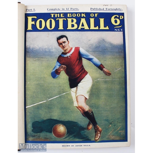 1047 - 1905 The Book of Football with original coloured plates rarely found to include these