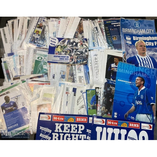 1112 - Large Quantity of Birmingham City Football Autographs - collated by a fan of the club with over 2000... 