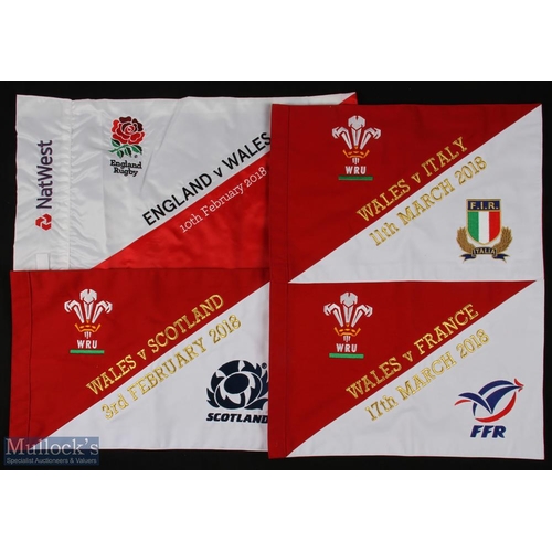 187 - 2018 Welsh Rugby President's 6 Nations Presentation Touch flags (4): Hugely & understandably popular... 