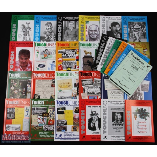 198 - Scarce Rugby Memorabilia Society Magazine Set (30): Great illustrated source of memorabilia & articl... 