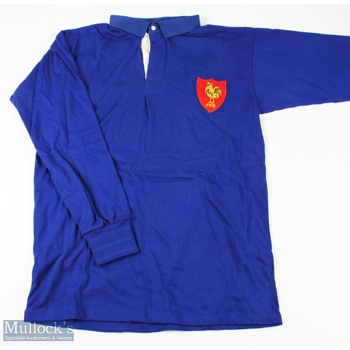 317 - J-P Rives French Rugby Jersey: Again, a great chance to 'suck it and see': a French Rugby jersey, 19... 