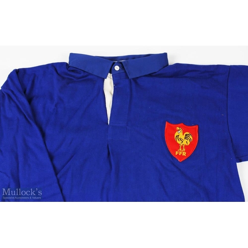 317 - J-P Rives French Rugby Jersey: Again, a great chance to 'suck it and see': a French Rugby jersey, 19... 