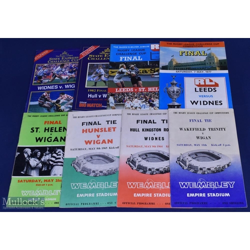 396 - Rugby League Challenge Cup Final Programmes (8): The issues for 1963-1966 inclusive, 1977, 1978, the... 