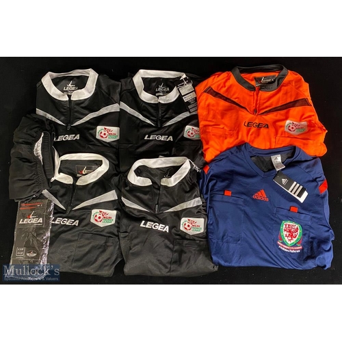 419 - Welsh Premier League and Wales FA Football Referees Tops a complete set of tops shorts and socks plu... 