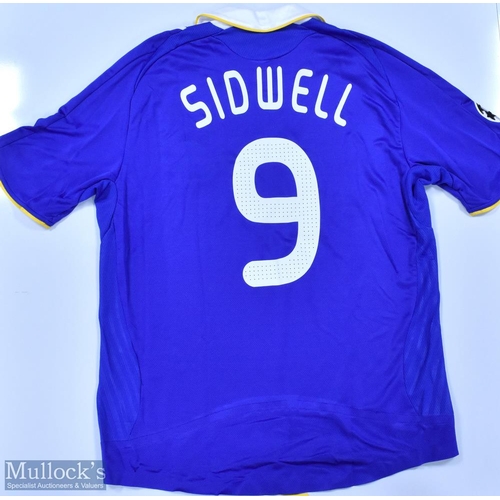 431 - Chelsea 2008/09 Sidwell No 9 Champions League match issue home football shirt Champions League badge... 