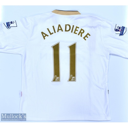 432 - Middlesbrough 2007/08 Aliadiere No 11 match issue away football shirt Premier League badges to sleev... 