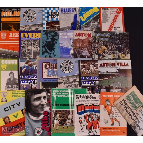 686 - Collection of Manchester Utd programmes to include 1975/76 homes (25), aways (23) including FAC (1),... 