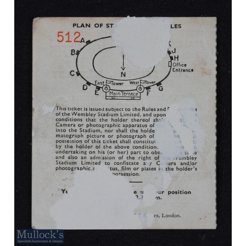 781 - Ticket: 1950 FAC final match ticket; front good, slight mark to back. (1)