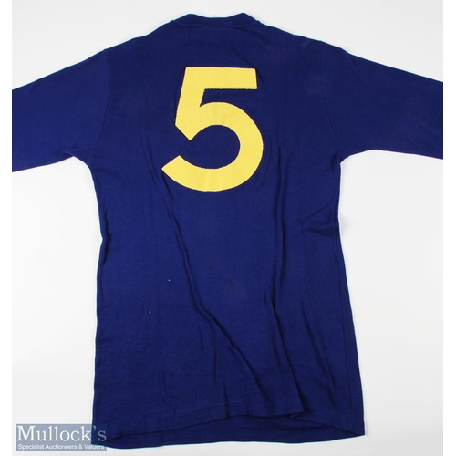 835 - 1970 FAC final replay Chelsea match worn shirt by John Dempsey (no. 5 to the reverse). Note of prove... 