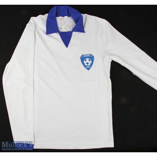 847 - 1976 Finland international match shirt v England 13 June 1976 in Helsinki, World Cup qualifier match... 