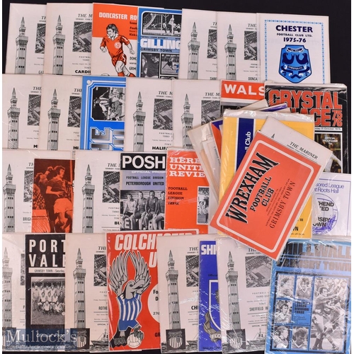 858 - 1975/76 Grimsby Town full Division 3 season of programmes (46) plus Doncaster Rovers (FLC h + a) and... 