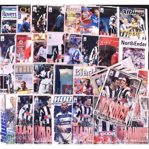 866 - Grimsby Town match programme collection to include 1996/97 Nationwide 1 league & cup homes & aways (... 